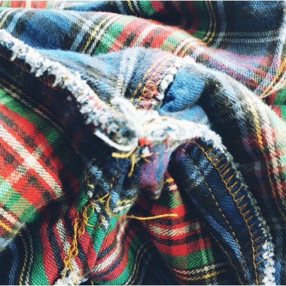 Land's End Jeans Men's 42 Raw Hem 38 Flannel Lined Farm Outdoor Utility Chore - Picture 8 of 12